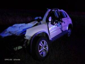 SUV from N2 Accident between Dutywa and Butterworth: Picture by ECDOT